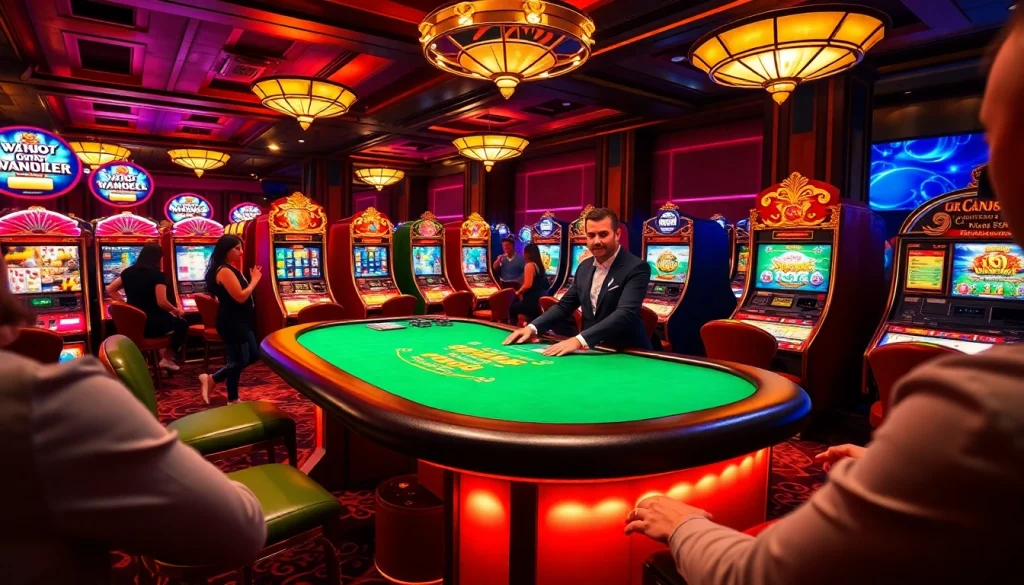 Pahala4d exhilarating gaming experience at a high-end casino table with players engaged in blackjack.